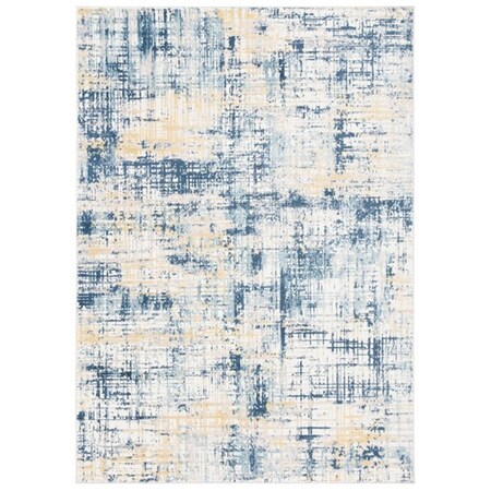 Safavieh 9 x 12 ft. Skyler 500 Global Rectangle Power Loomed Area Rug, Navy & Gold SKY540M-9